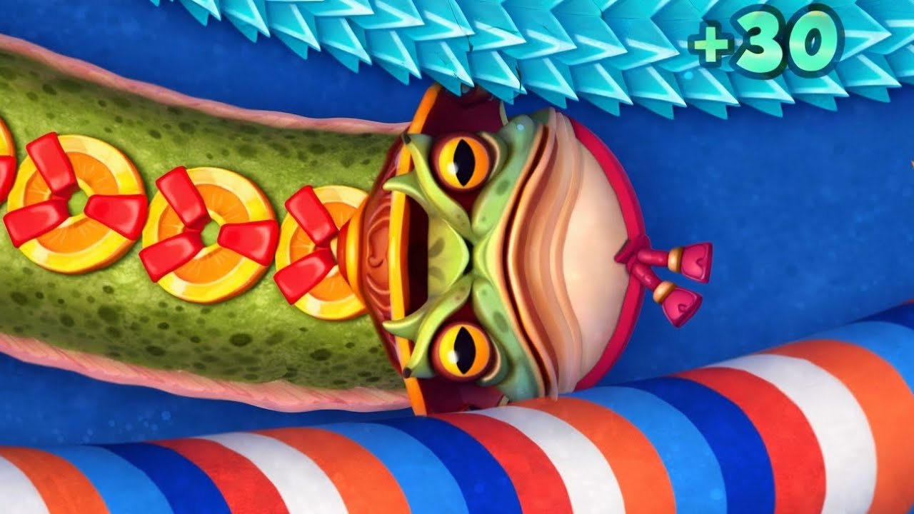 🐍 WORMS ZONE.IO Hungry snake in top gameplay 69 worms zone best gameplay!#wormszone #gaming 