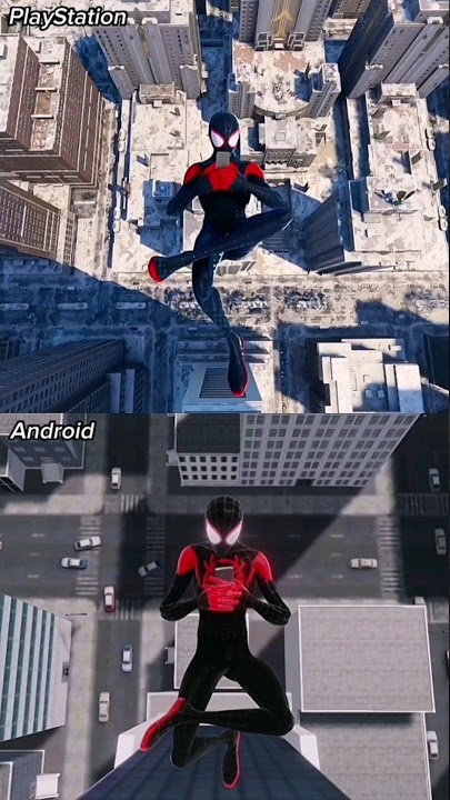 Spider-Man Miles Morales PS5 vs Android