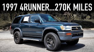 1997 toyota 4runner third generation review featuring a 270k mile
example. the got some changes to make it more refined. i recently ...