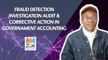 Fraud Detection, Investigation Audit and Corrective Action in Government Accounting | Testimonials