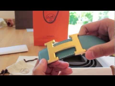 Hermes Belt Unboxing - YouTube