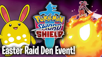 *EVENT OVER*Shiny Azumarill and GMAX Cinderace Easter Raid Den Event! | Pokemon Sword and Shield