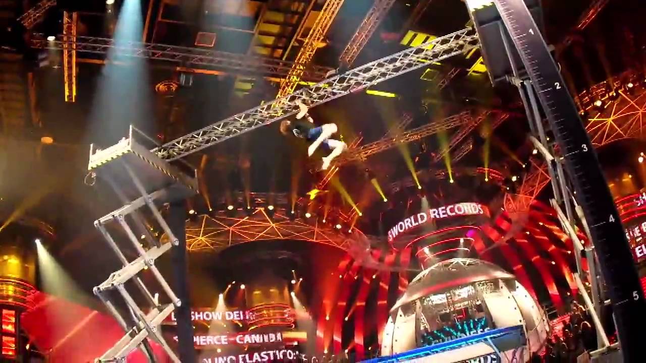 Crazy Trampoline Stunt Guinness World Record Jesse Pierce YouTube