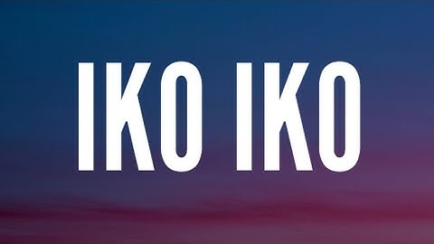 Thumbnail of Justin Wellington - Iko Iko (Lyrics) "My besty and your besty sit down by the fire"