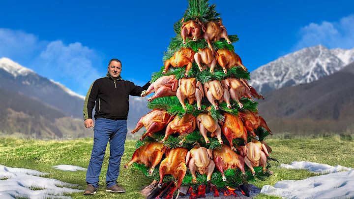 A világ első sült újév fája!