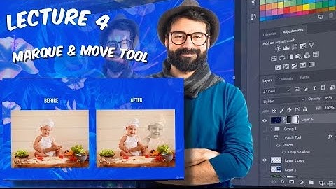 Photoshop Tutorial: Marque Tool and Move tool || Adobe Photoshop cs6 || Photoshop for Beginner