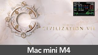 Mac mini M4 (16GB RAM) Civilization VII - Performance