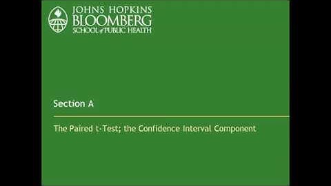Biostatistics course lecture 04 part A (Johns Hopkins University) كورس كامل الاحصاء الطبي