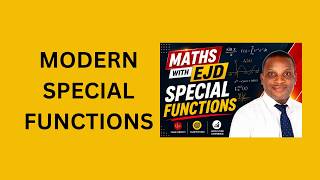 21. Modern Special Functions