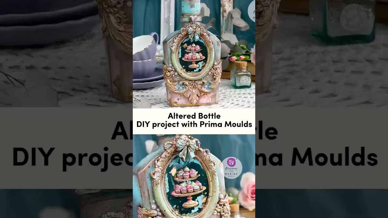 Преображение бутылки своими руками | Волшебство форм Prima в действии 