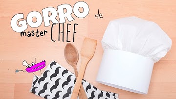 GORRO DE COCINERO | MANUALIDADES infantiles