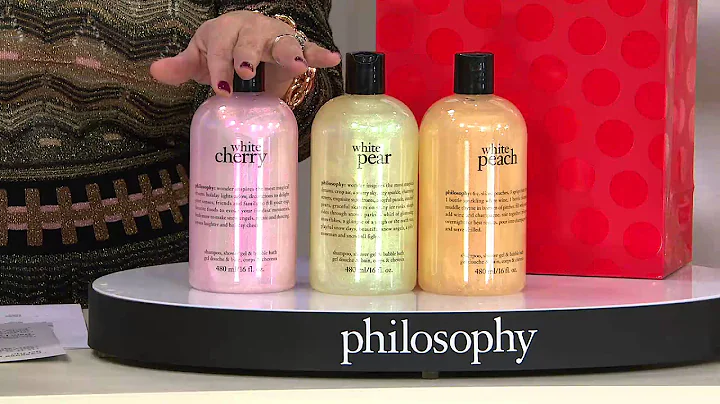 philosophy season of sparkle shower gel trio with Jill Bauer