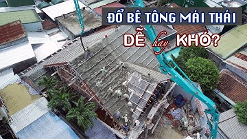 Quy trình đổ bê tông mái thái đúng kỹ thuật, chuẩn, đẹp