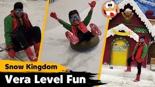 Vera Level Fun 🥶 at Snow Kingdom Chennai 🏂 | Largest Snow Theme Park - Fun Vlog