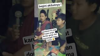 Download Lagu This is the result of karaoke during heavy rain and strong winds MP3