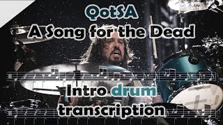 Qotsa - A Song for the Dead - Intro Drum Sheet Music