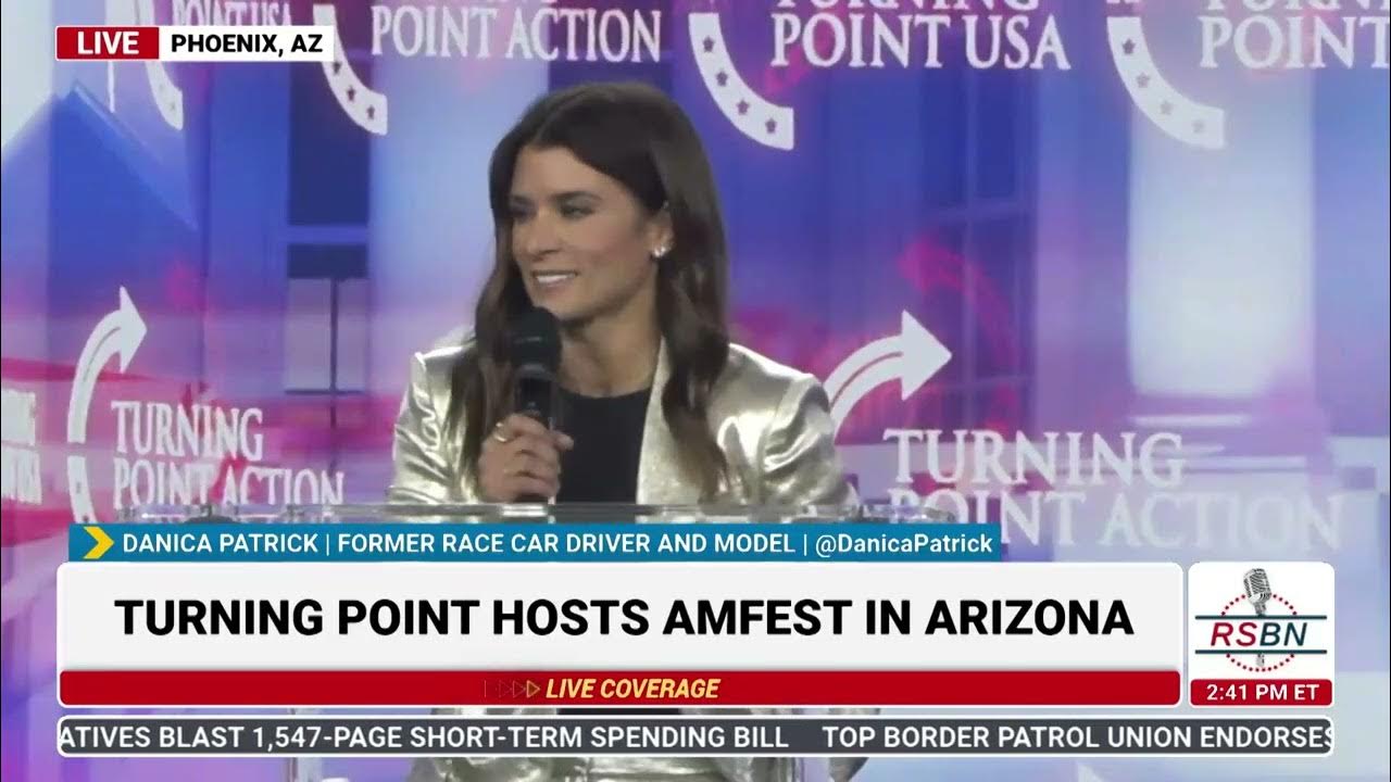FULL SPEECH: Danica Patrick TPUSA's America Fest Conference