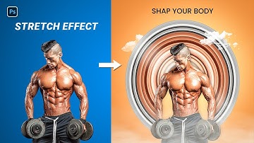 Photoshop Tutorial: How to Create an Awesome Circular Pixel STRETCH Effect! - Stretch Effect