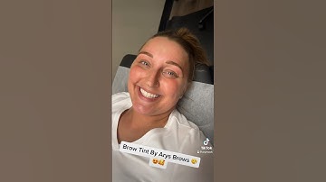 ￼Brow Tint By Arys Brows #arysbrows #brows #makeup #browtint #eyebrow