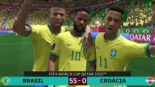 VINGANÇA TOTAL CONTRA CROÁCIA! JOGANDO FIFA 23 COPA DO MUNDO EM 2024!!