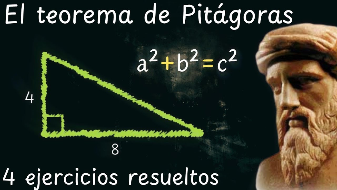Teorema de Pitágoras 4 ejercicios resueltos