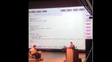 Sonic Pi Summit 2014, Sam Aaron live-coding music