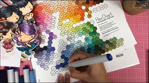 Copic Hex Chart... Time-Lapse.. =)
