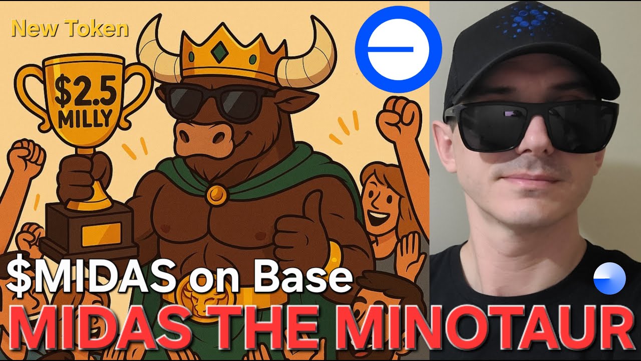 $MIDAS - MIDAS THE MINOTAUR TOKEN CRYPTO COIN HOW TO BUY BASE BLOCKCHAIN  MEMECOIN COINBASE UNISWAP