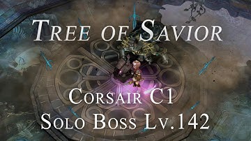 Tree of Savior: Corsair C1 Solo Boss Riteris (Lv.142)