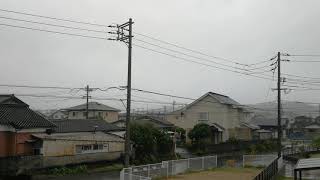 ウェザーリポート動画0703@山口防府(15:30)台風7号接近中