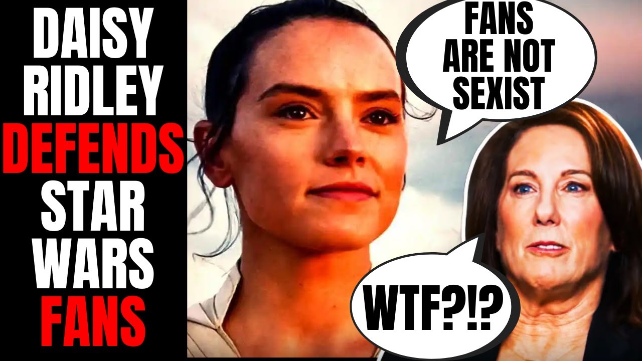 Daisy Ridley DEFENDS Star Wars Fans After Woke Media ATTACKS Them As Sexist Over Rey Movie BACKLASH