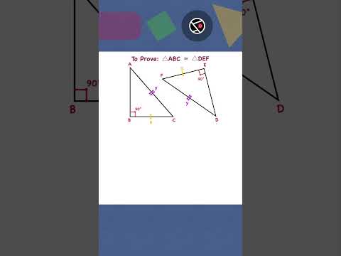 Proof: RHS Criterion