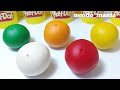 おうちで粘土遊び 5つのボールねんど キャラクターに変身!親子で英語を楽しむ 色を学ぶ 数字を学ぶ 知育 ねんど作品/大人のストレス緩和にも
