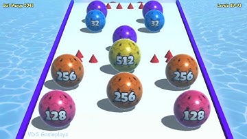 Ball Merge 2048 ! Ball Run Game All Levels Gameplay (89-93) android, iOS by @VDSGameplays
