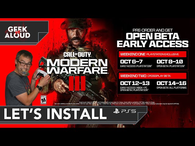 Call of Duty: Modern Warfare III PC Open Beta Early Access