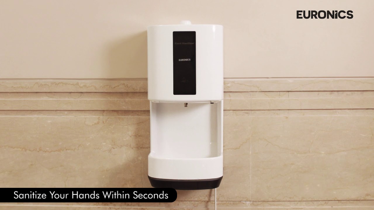 Automatic Hand Sanitizer Dispenser by Euronics (EST05) YouTube