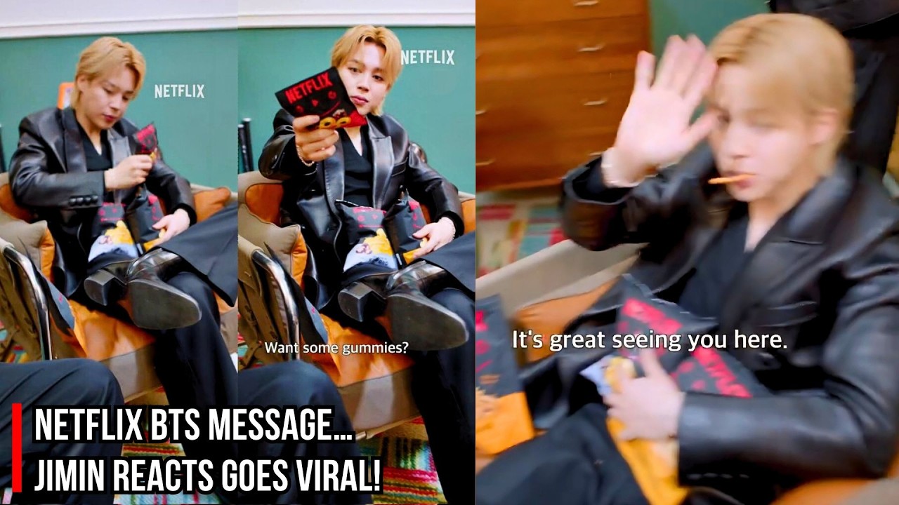 Реакция Чимина затмила все остальное!? Netflix выпустил специальное видеообращение от участников BTS