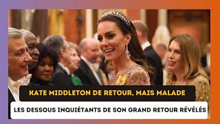 Kate Middleton malade : Nouvelles révélations Inquiétantes sur son retour