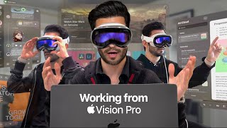 Working on Apple Vision Pro Review: Revolutionizing the remote work lifestyle?!
