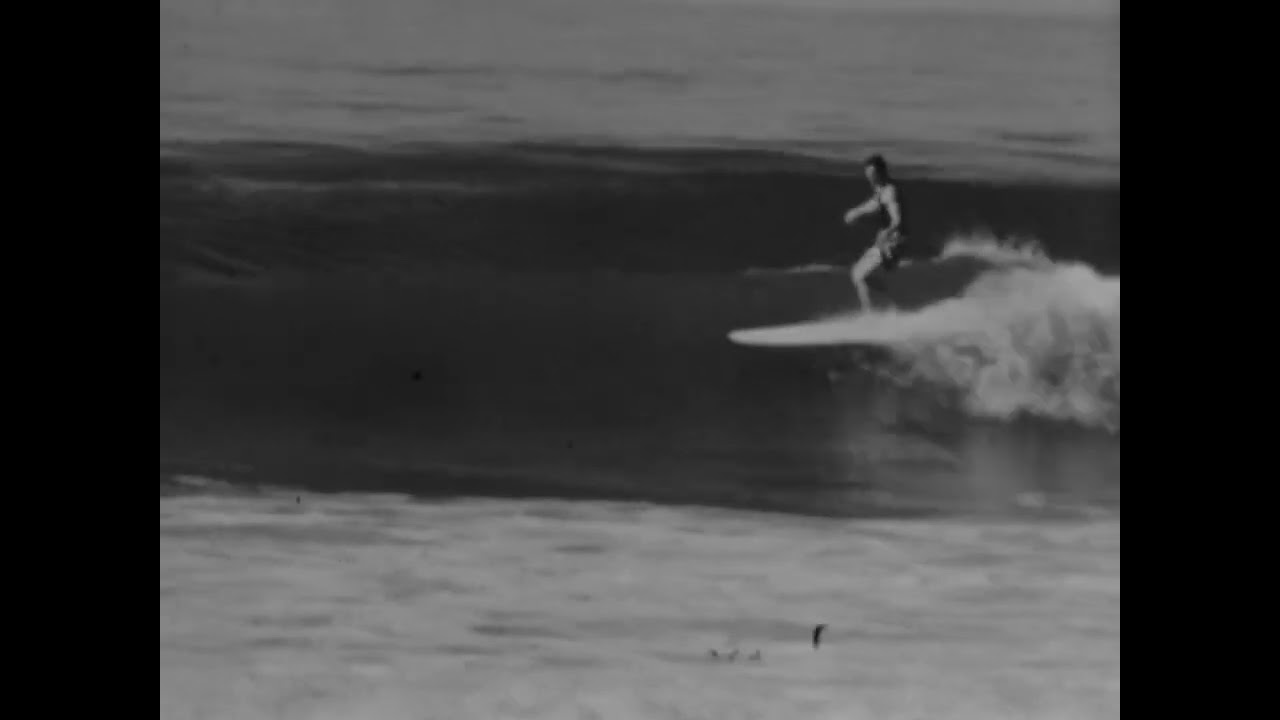 John Peck Surfing Trestles, 1965