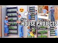 DIY PATIO PROJECT!!😍 RENOVATION HOUSE PROJECTS &amp; DIY WALL PLANTER | BARN MAKEOVER PART 3
