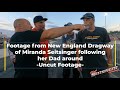 Footage from New England Dragway of Miranda Seitsinger following her Dad around