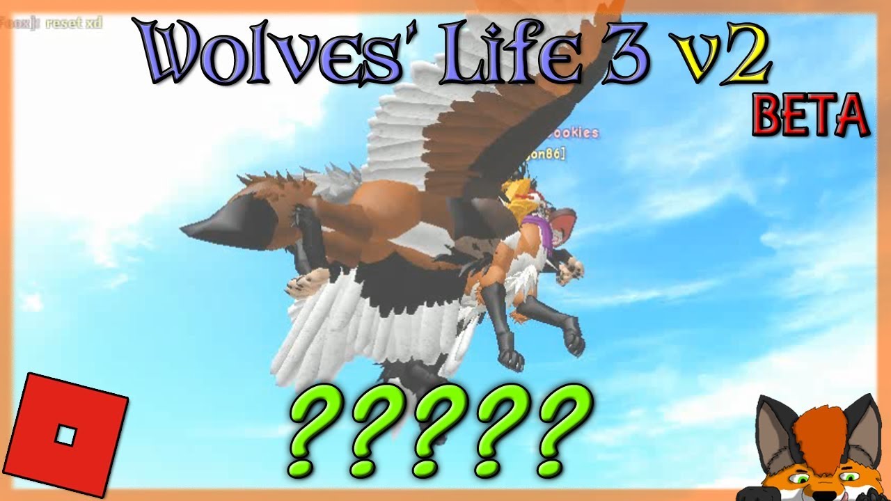 Roblox Wolves Life 3 V2 Beta 35 Hd Youtube - roblox wolves life 3 v2 beta wings 2 hd youtube