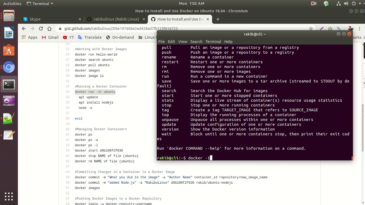 How to install & work with docker on Ubuntu 18.04 2020 - YouTube