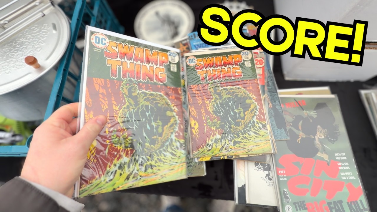 MAJOR SCORES on a Rainy Day at the Flea Market!