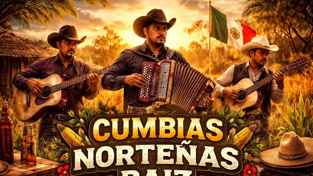 Andrés Landero & Grupo Perla Colombiana - Corazón Moreno 🕺🏽 Cumbias Norteñas del Recuerdo 2026