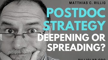 Postdoc strategy: deepening or spreading? #postdoc #research #phdlife #phd