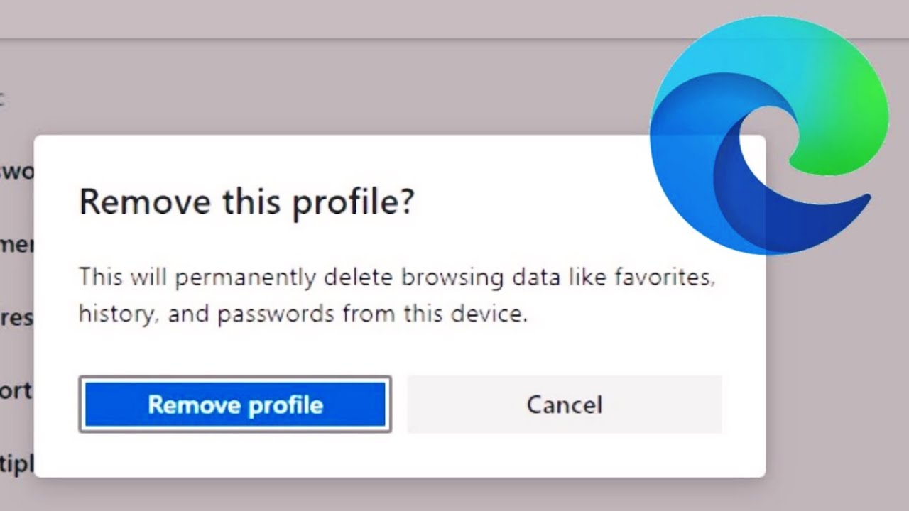 how to delete microsoft edge profile