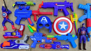 Mencari Tembak Tembakan Kapten Amerika Gun, Nerf Gun, AK47, Spiderman Gun, Electrik Machine Gun, FPG