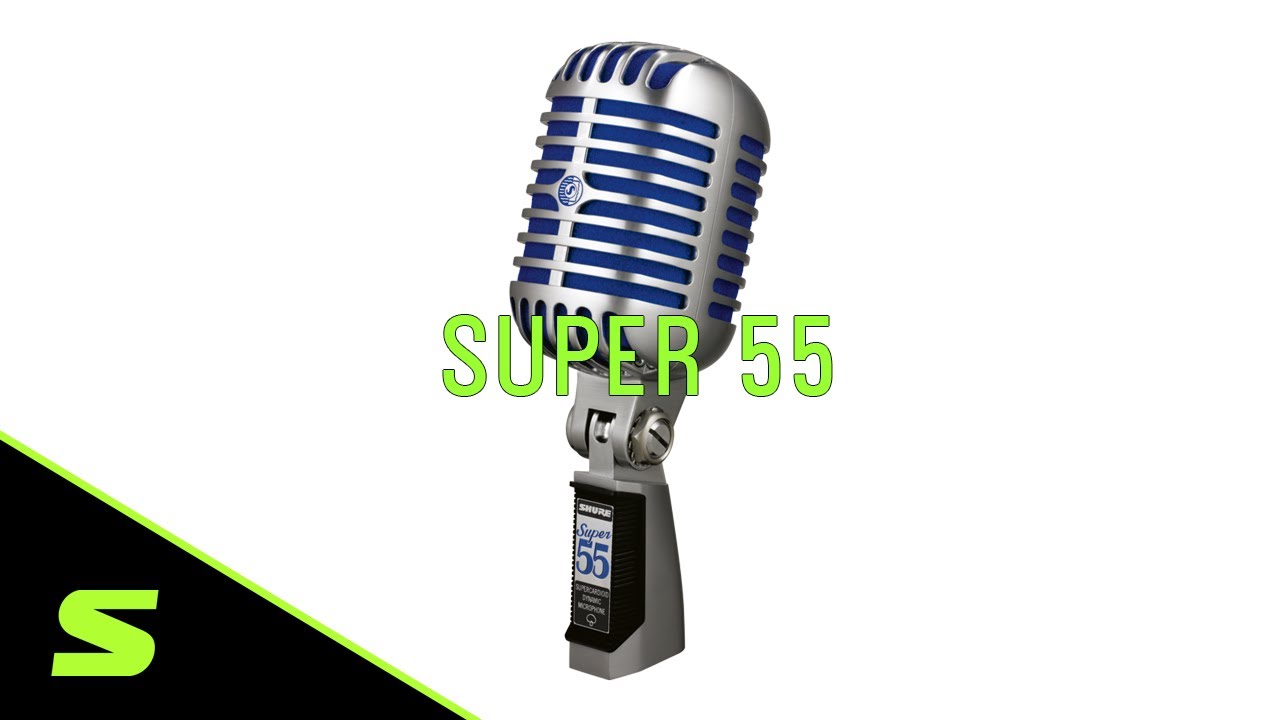 SUPER 55 MICRÓFONO DINÁMICO PARA VOZ DELUXE SHURE